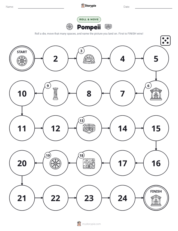 Roll & Move Game