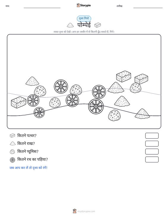 गिनती दृश्य