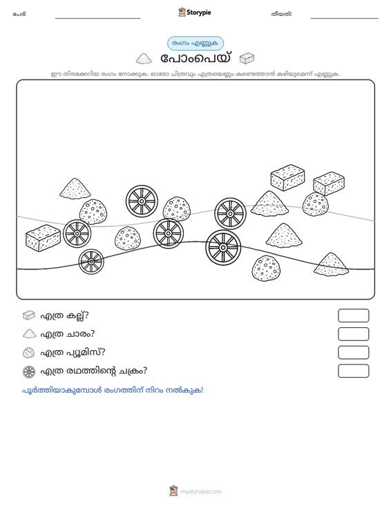 എണ്ണുന്ന ദൃശ്യങ്ങൾ