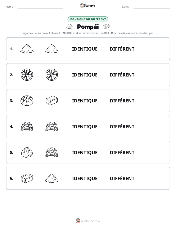 Identique ou Différent