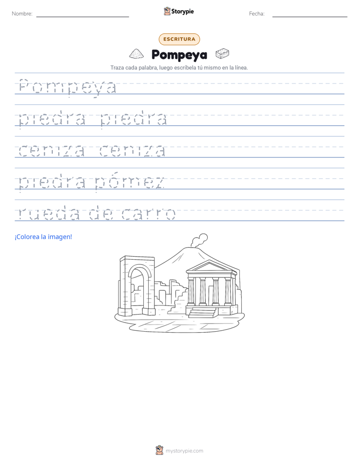 Práctica de Escritura
