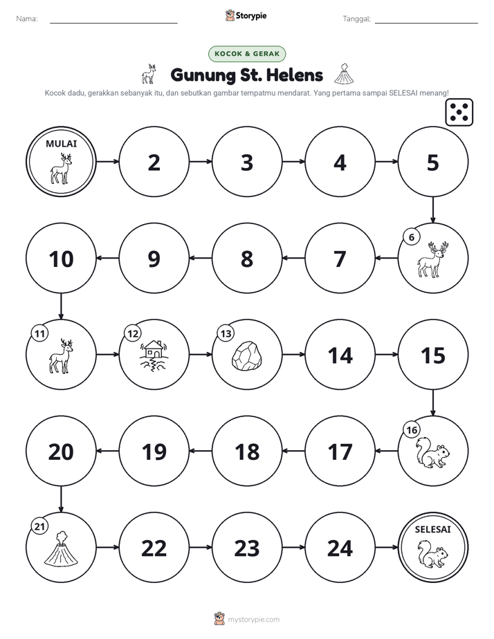 Permainan Gulung & Pindah