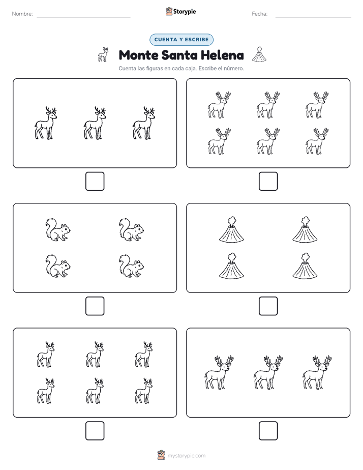 Cuenta y Escribe