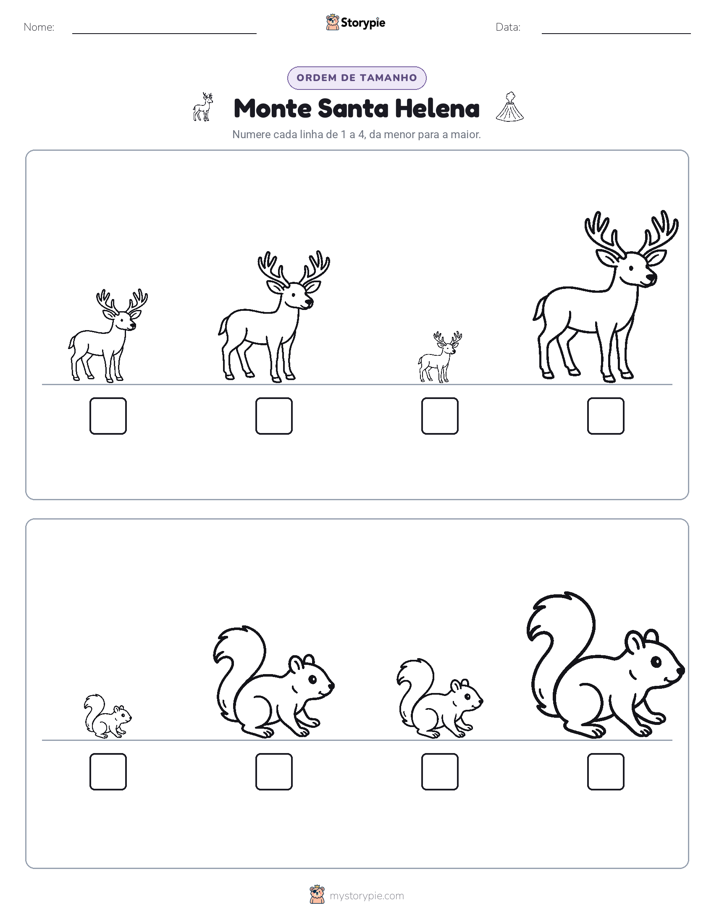 Ordem de Tamanho