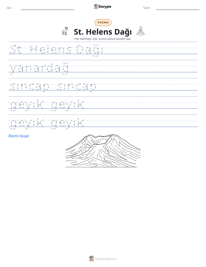 Yazma Pratiği