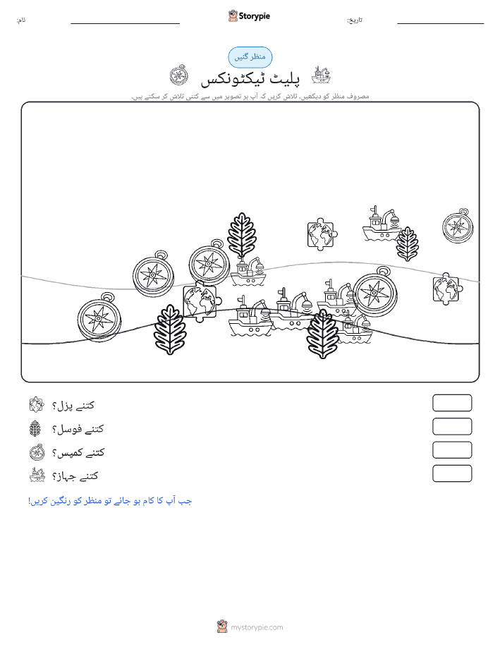 گنتی کا منظر