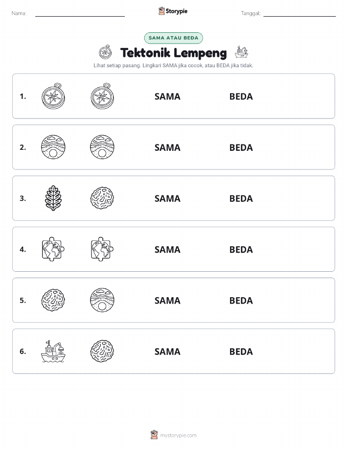 Sama atau Berbeda
