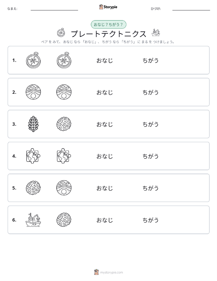 同じか違うか
