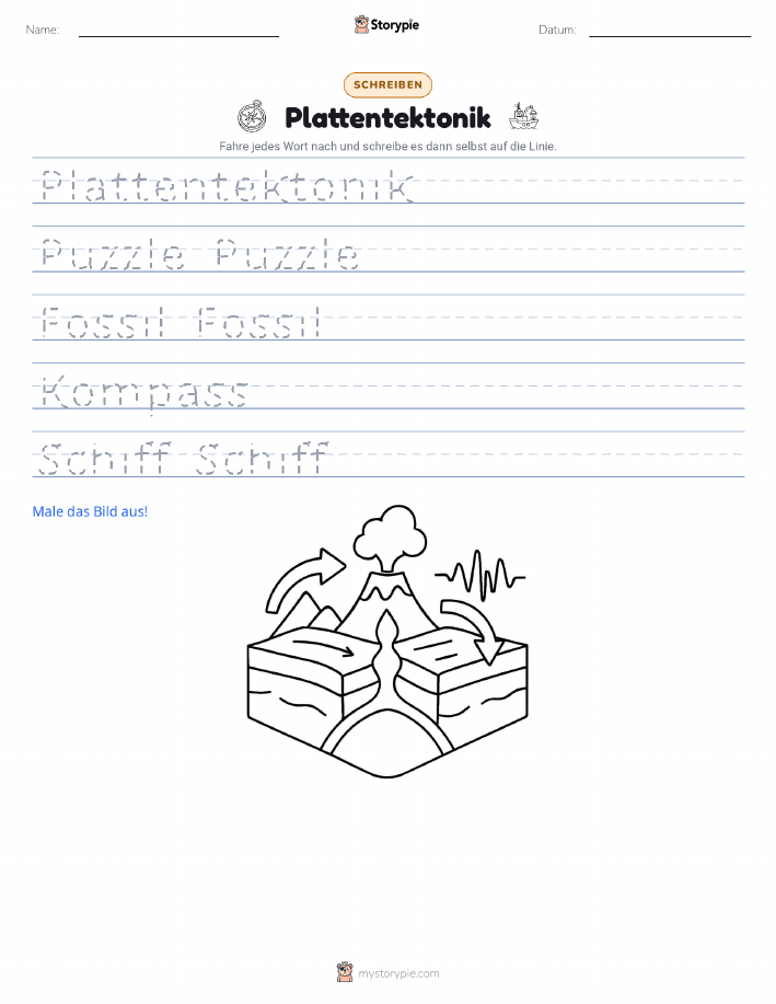 Schreibübung