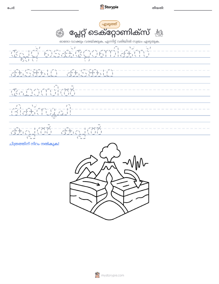 എഴുത്ത് പരിശീലനം