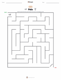 Pele printable worksheet preview
