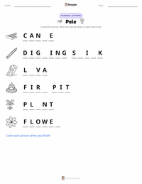 Pele printable worksheet preview