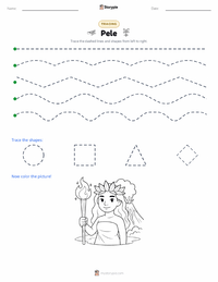Pele printable worksheet preview
