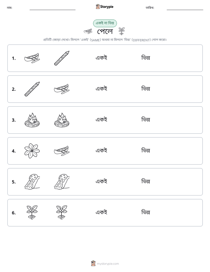 একই বা ভিন্ন