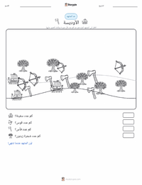 معاينة ورقة العمل القابلة للطباعة الأوديسة