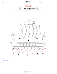 The Odyssey printable worksheet preview