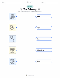 The Odyssey printable worksheet for kids