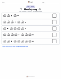 The Odyssey printable worksheet preview