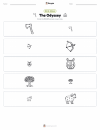 The Odyssey printable worksheet preview