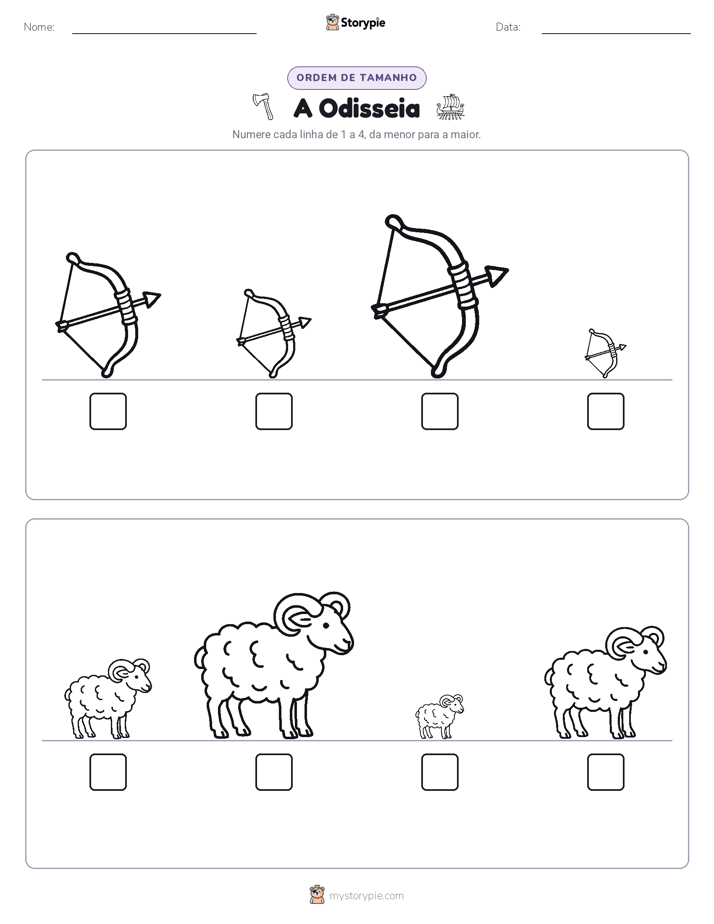 Ordem de Tamanho