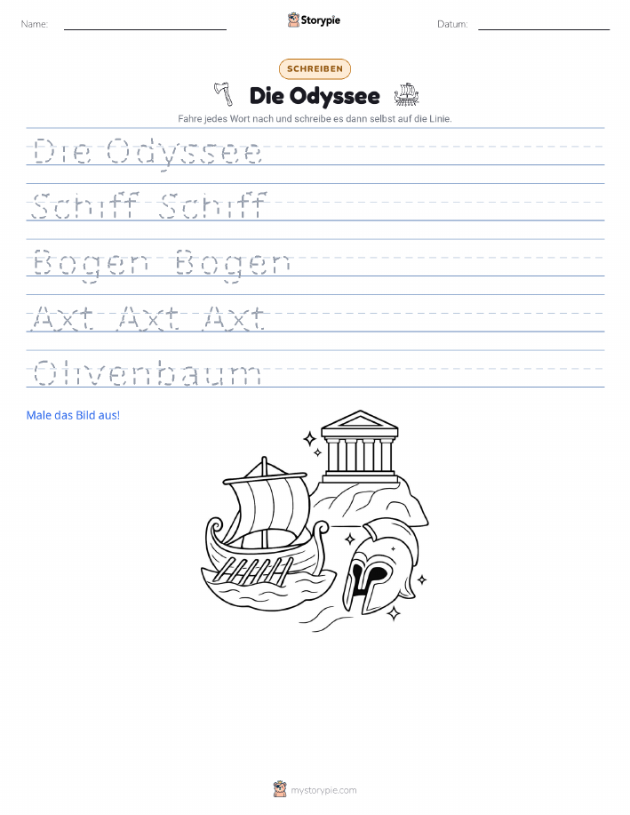 Schreibübung