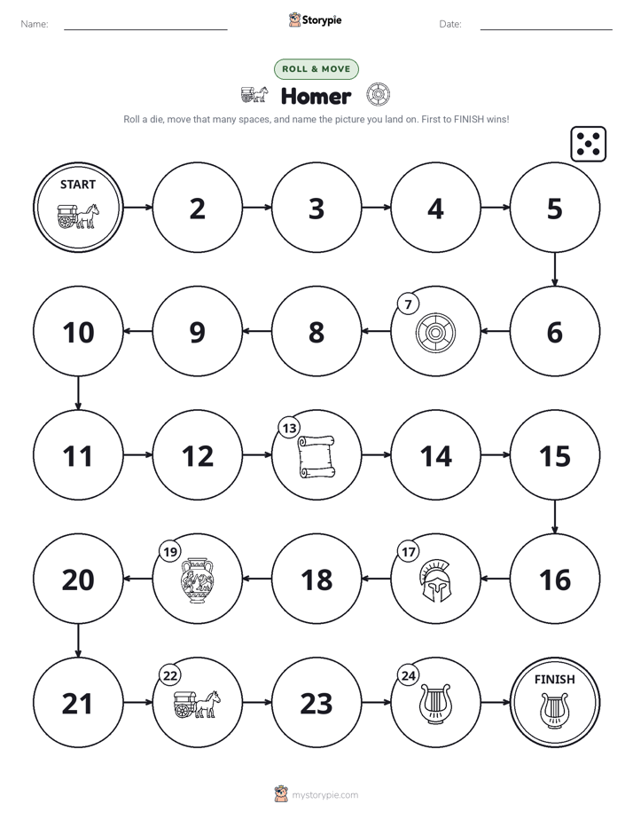 Roll & Move Game