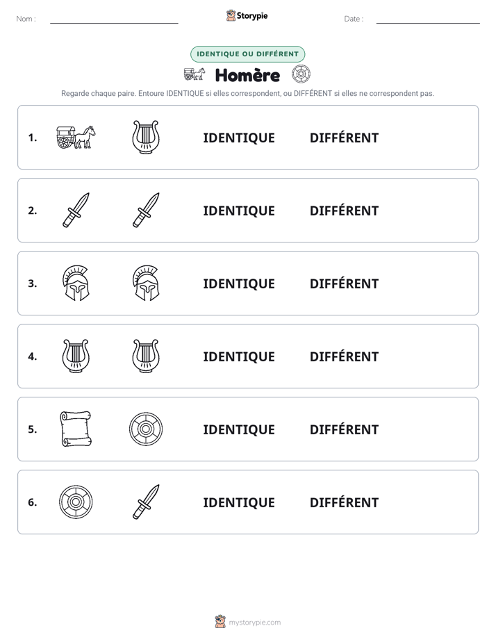 Identique ou Différent
