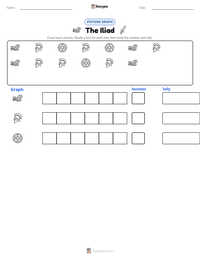 The Iliad printable worksheet preview