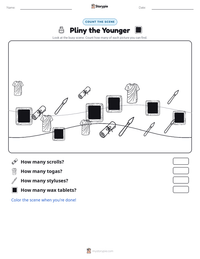 Pliny the Younger printable worksheet preview