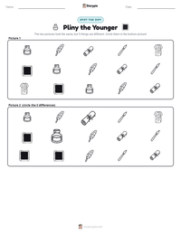 Pliny the Younger printable worksheet preview