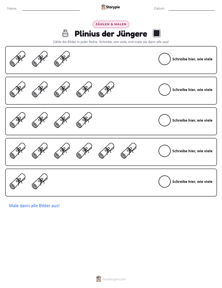 Zählen & Ausmalen