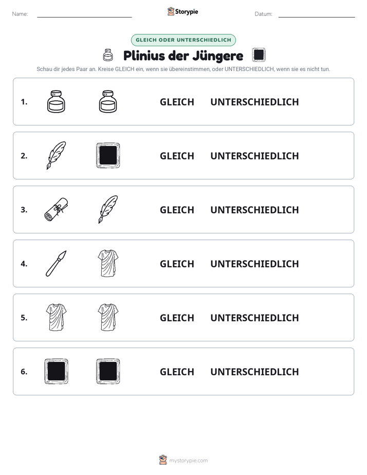 Gleich oder Anders
