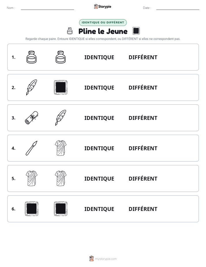 Identique ou Différent