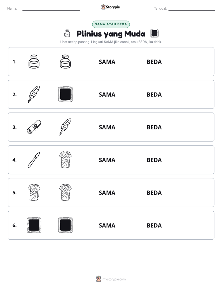 Sama atau Berbeda