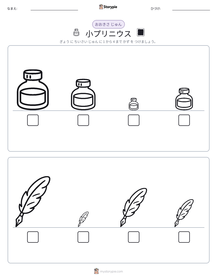 サイズ順