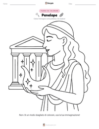 Anteprima della scheda stampabile di Penelope