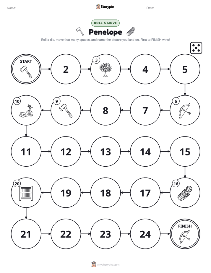 Roll & Move Game