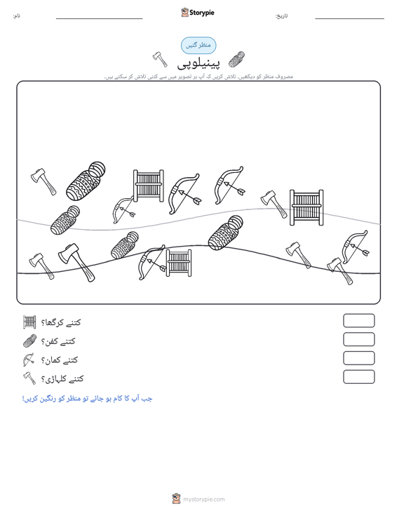 گنتی کا منظر