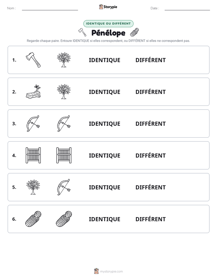 Identique ou Différent