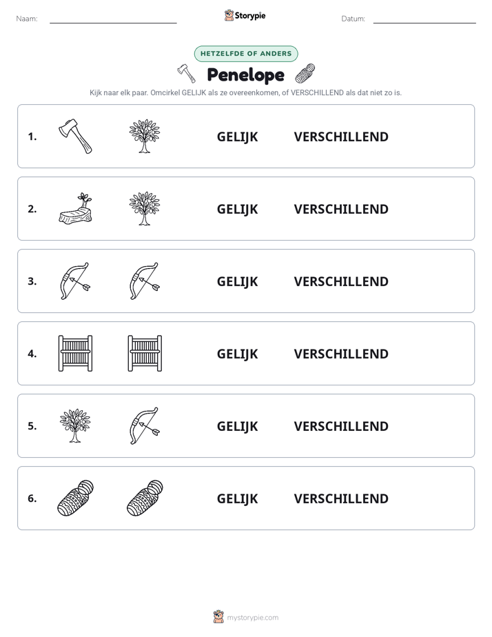 Zelfde of Verschillend