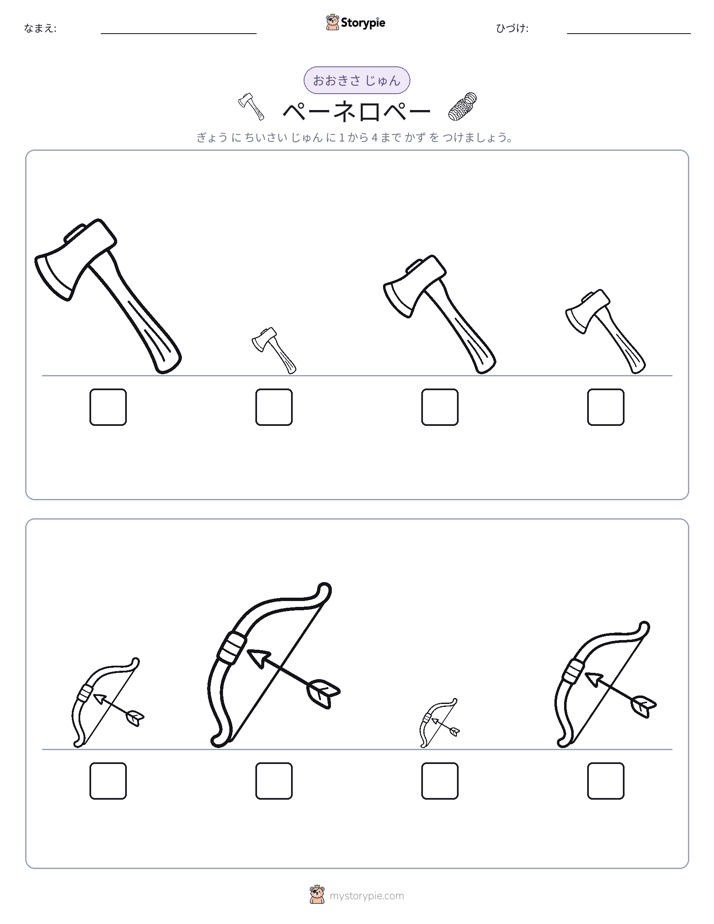サイズ順