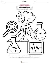 Anteprima della scheda stampabile di Vulcanologia