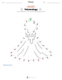 Volcanology printable worksheet preview