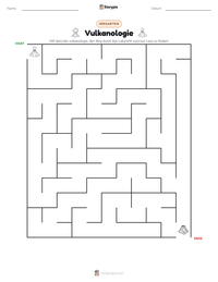 Vulkanologie druckbare Arbeitsblatt Vorschau