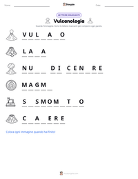 Anteprima della scheda stampabile di Vulcanologia