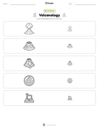 Volcanology printable worksheet preview