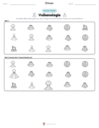 Vulkanologie druckbare Arbeitsblatt Vorschau