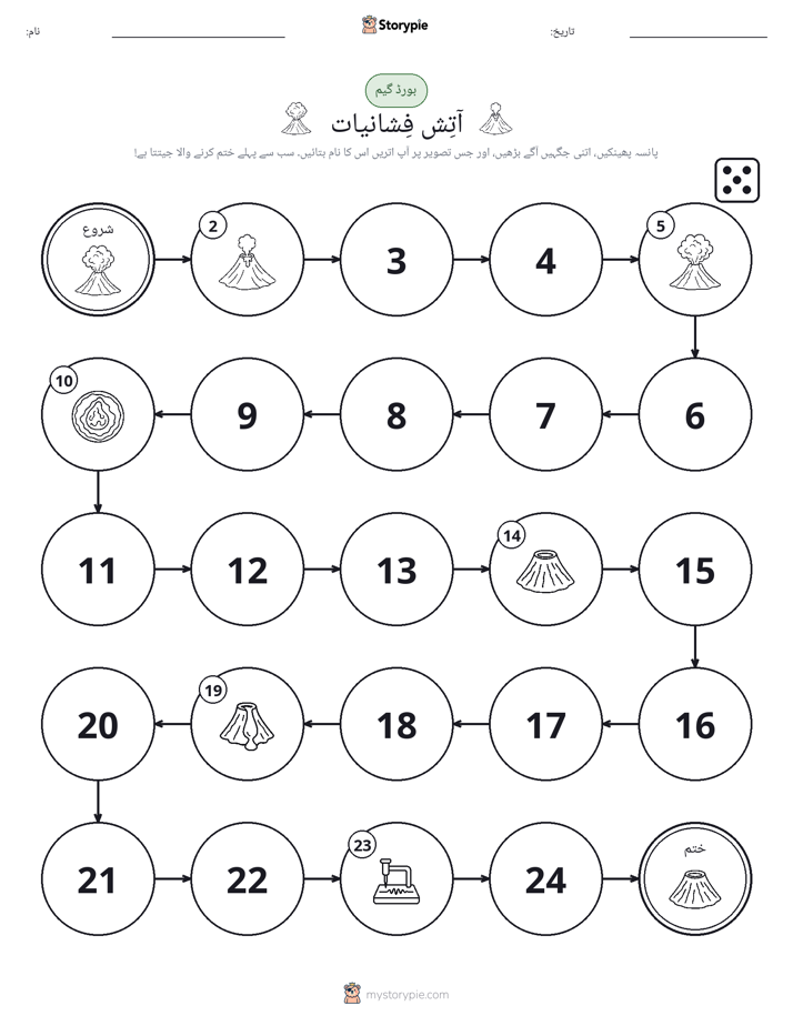 رول اور منتقل کریں کھیل