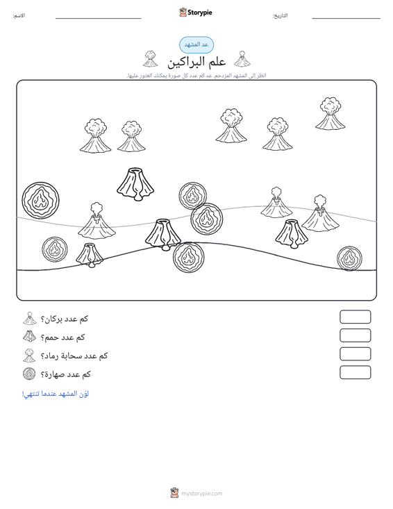 مشهد العد