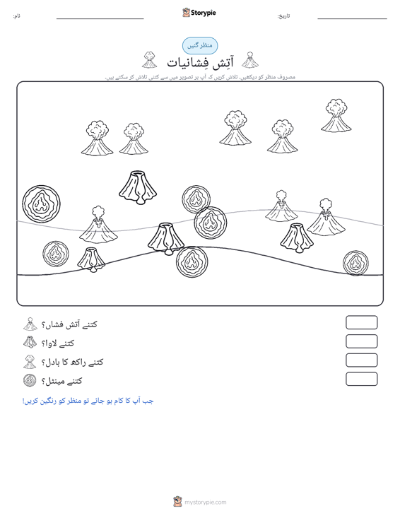 گنتی کا منظر